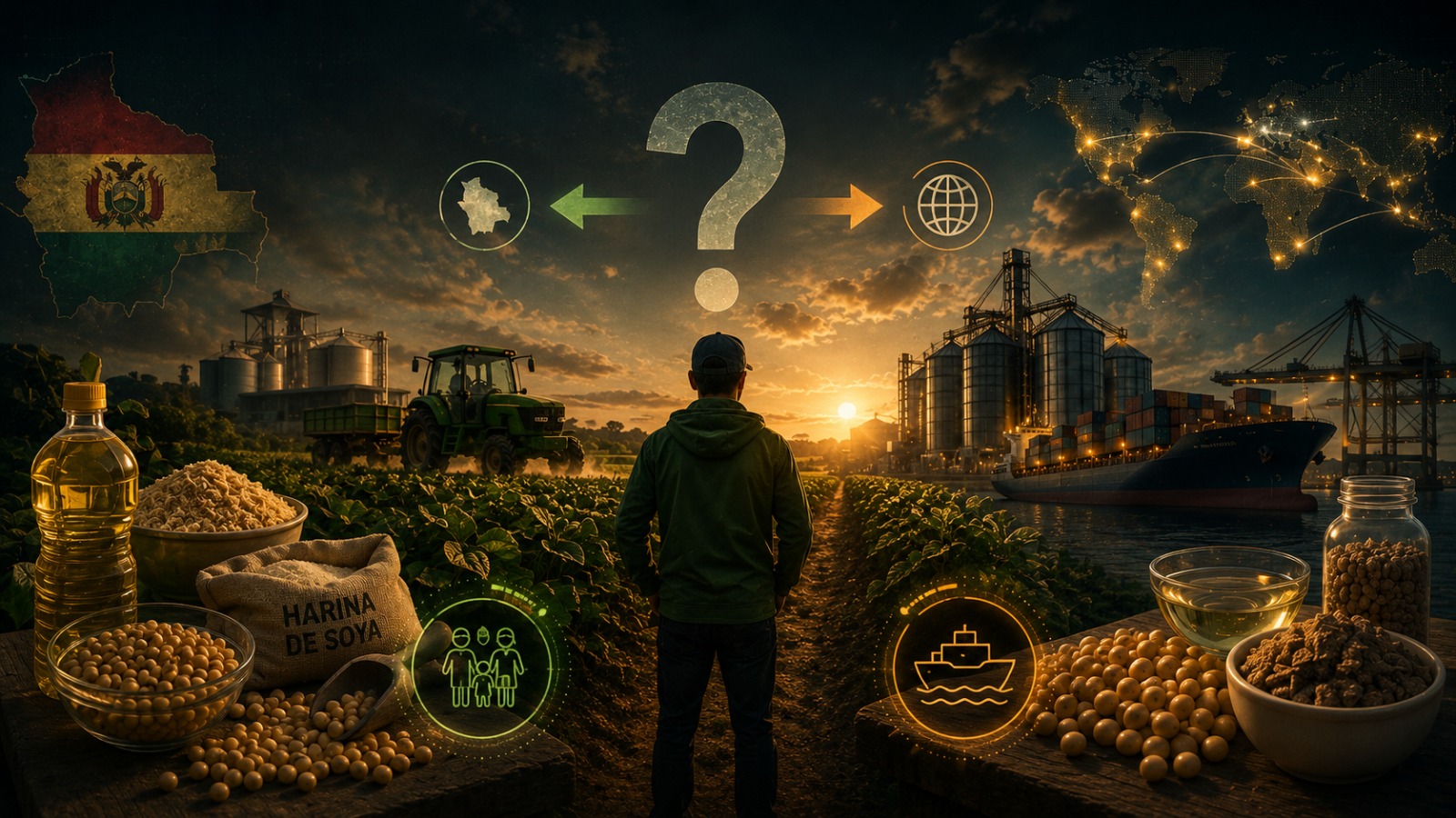 Los soyeros solo exportan, no producen alimentos para el país