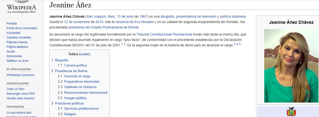 Jeanine Áñez - Wikipedia