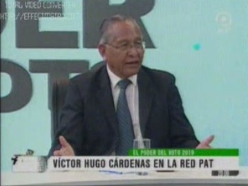 Cárdenas afirma que si hace Gobierno restituirá la “legítima defensa”; sin embargo, esa figura sigue vigente en el Código Penal