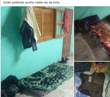 Circulan fotografías de “abandono” a policías con COVID-19 como si fuese en Bolivia