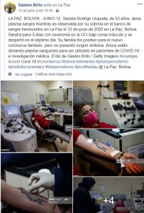 Vencí el coronavirus y tengo tatuajes, ¿puedo donar mi plasma hipermune? – Bolivia Verifica