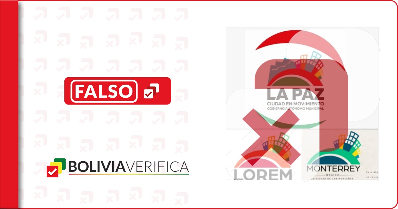 No es plagio: los logos de la Alcaldía de La Paz y de Monterrey son  diferentes – Bolivia Verifica