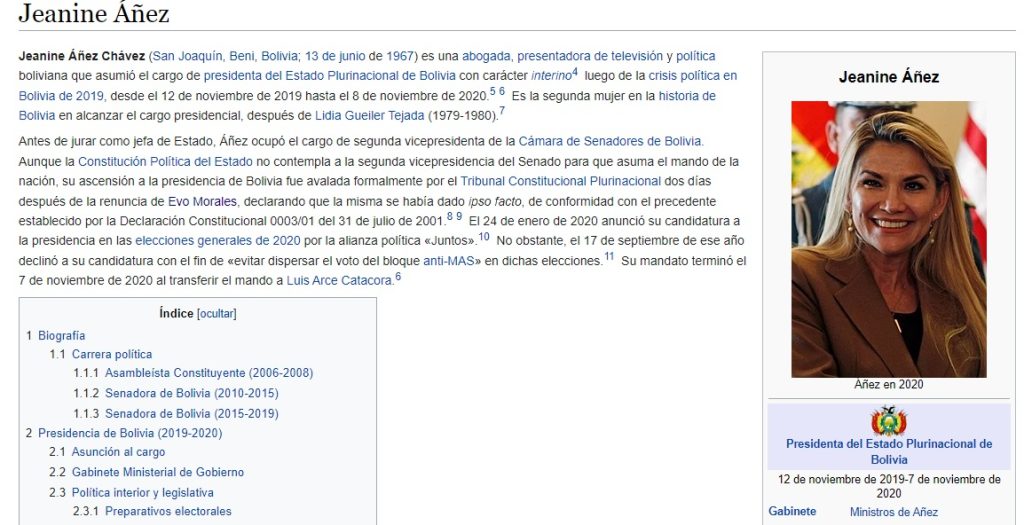 Jeanine Áñez - Wikipedia