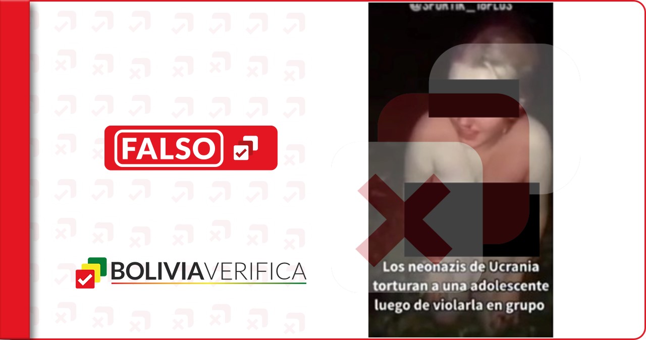 Este video que registra una tortura no tiene relación con el conflicto  bélico Rusia y Ucrania – Bolivia Verifica