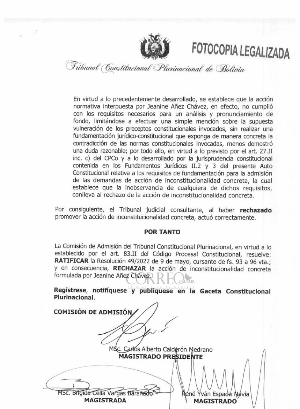 ¿Cómo salió a la luz pública el fallo del TCP sobre el caso Golpe de ...