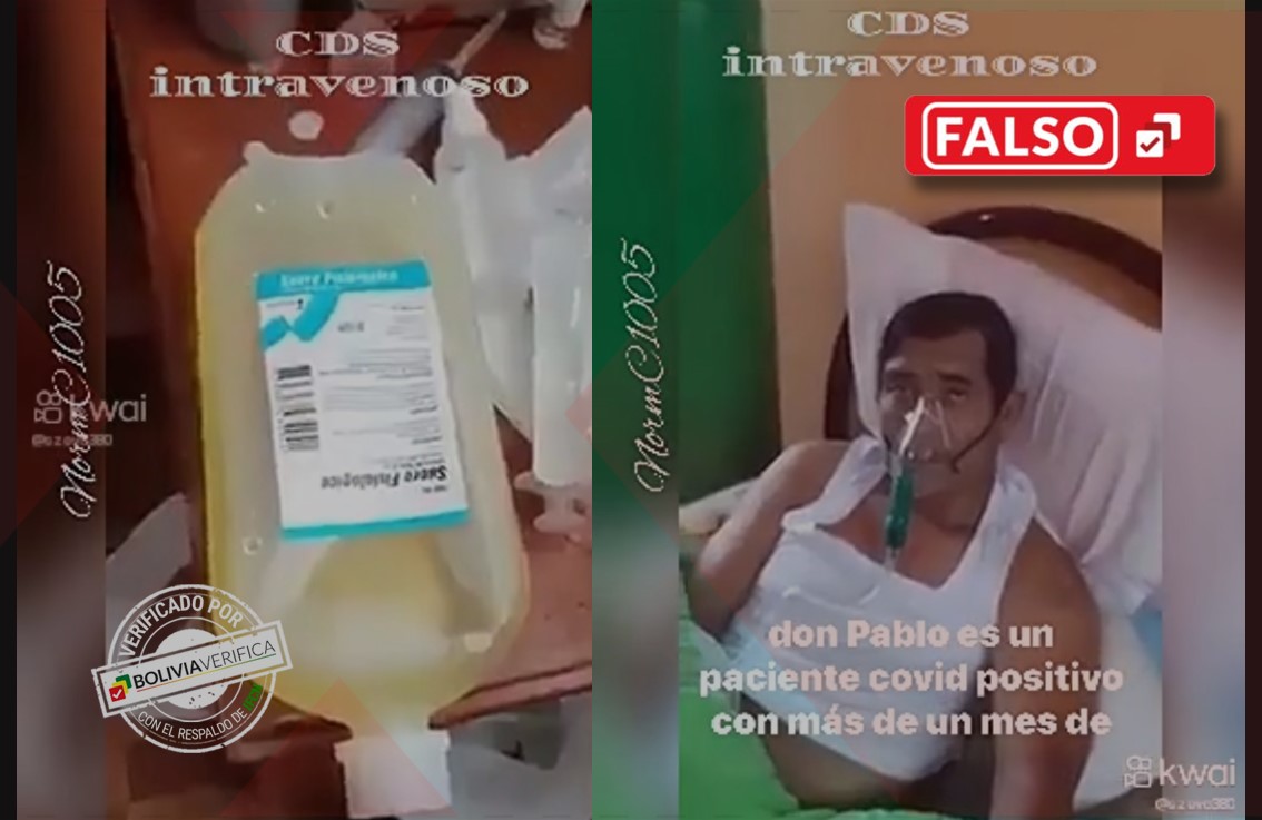 El dióxido de cloro intravenoso no cura el coronavirus y puede causar  graves problemas de salud – Bolivia Verifica