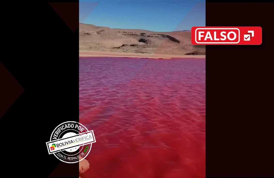 No Un Video Viral No Muestra El Río Nilo Teñido De Rojo Es De La Laguna Roja En Chile 5704