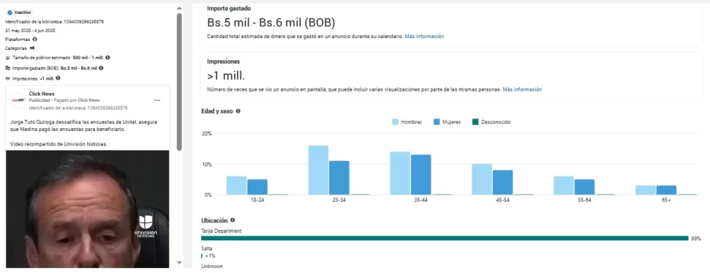 1 anuncio clic news tuto Tarija