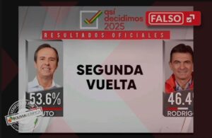 Unitel boca de urna falso